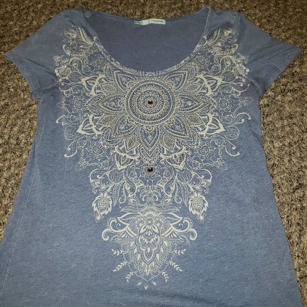 Blue/Purple Graphic Tee